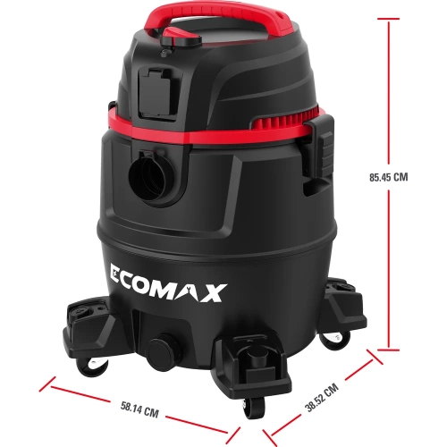 Пылесос из полипропилена 30Л ECOMAX EM19403PE-8A фото 3