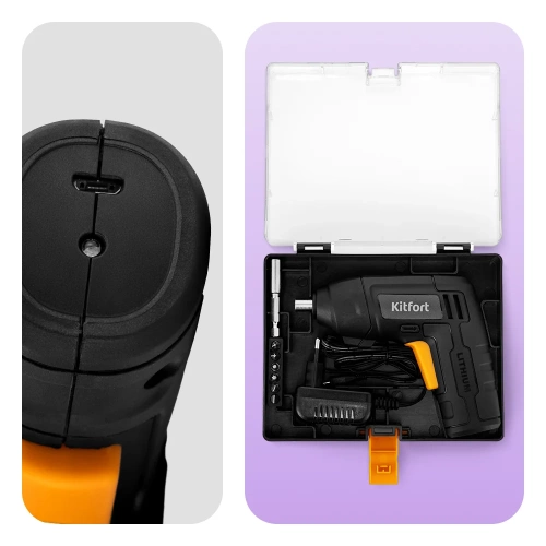 Аккумуляторная отвертка KITFORT КТ-6508 фото 7 Аккумуляторная отвертка KITFORT КТ-6508 фото 7