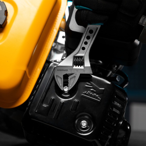 Ключ разводной, 200 мм, CrV, двухкомпонентная ручка Gross фото 10