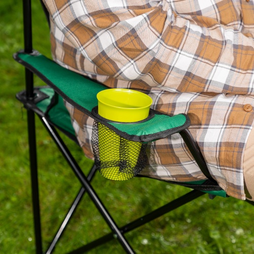 Стул складной с подлокотниками и подстаканником 81 х 51 х 86 см Camping Palisad фото 10