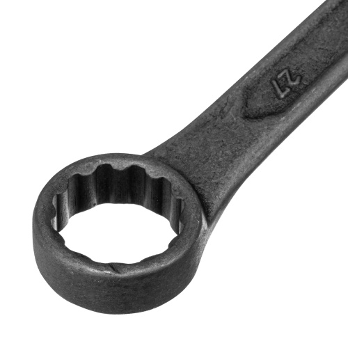 Ключ комбинированый, 27 мм, CrV, фосфатированный Сибртех фото 4