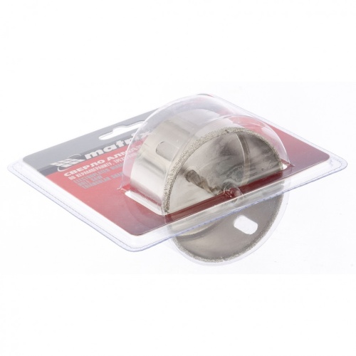 Сверло алмазное по керамограниту, 75 х 67 мм, трехгранный хвостовик Matrix фото 2