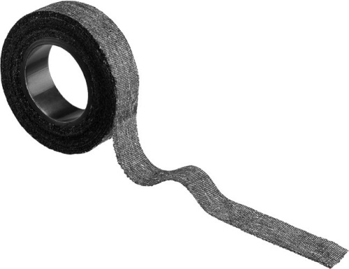 Изолента ХБ Сибин 1230-15 18 мм черная 15 м фото 3