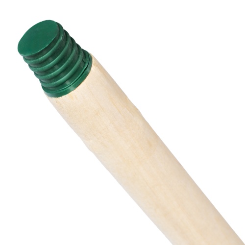 Черенок деревянный, 25 х 1200 мм, высший сорт, пластиковая резьба (подходит для метел, щеток) фото 3