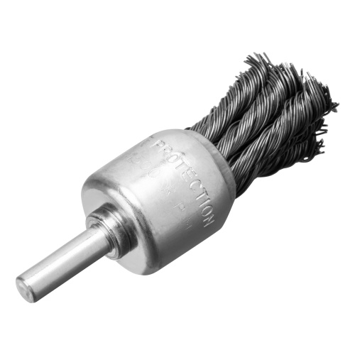 Щетка для дрели, 25 мм, "чашка" со шпилькой, крученая металлическая проволока Matrix фото 2