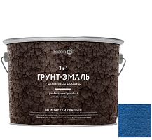 Грунт-эмаль Elcon Smith 3 в 1 с молотковым эффектом синяя 2 кг
