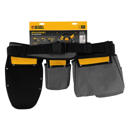 Пояс монтажника, сумки поясные, кобура для шуруповерта Denzel фото 10