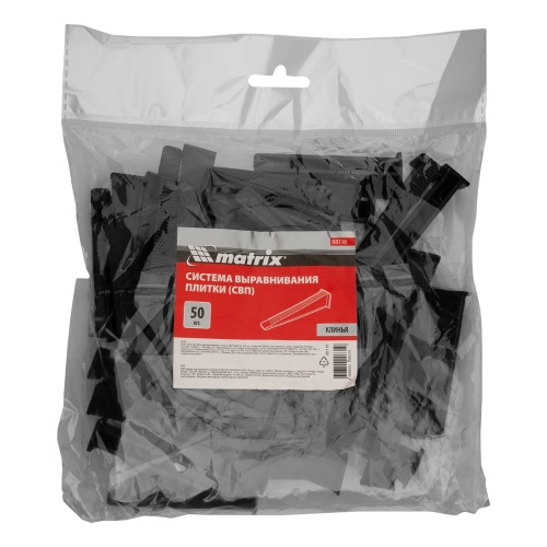 Клин для системы выравнивания плитки СВП Ворота, 50 шт. в пакете Matrix фото 4