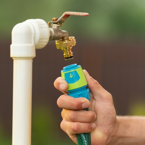 Соединитель быстросъемный для шланга 1/2-3/4, АВС-пластик Palisad Luxe фото 9