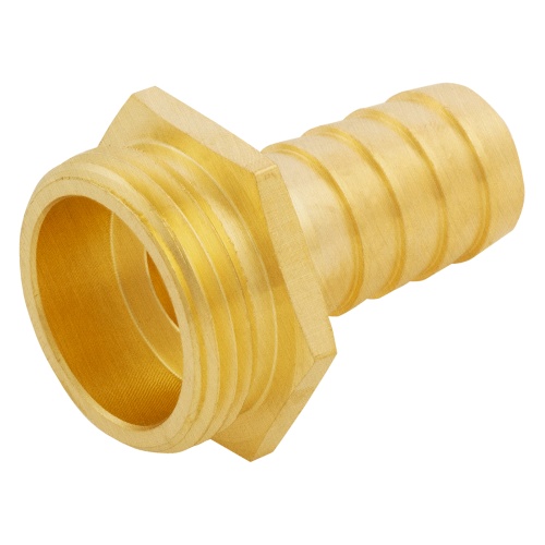 Штуцер для шланга 3/4" с наружной резьбой G1" Denzel фото 2