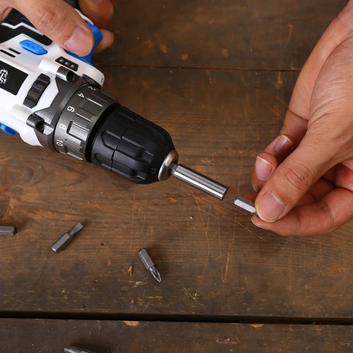 Аккумуляторная дрель-шуруповёрт DEKO GCD12DU3 SNOW WHITE SET1, 12В, 32 Нм, 1х1.5 Ач, з/у 063-4170 фото 10