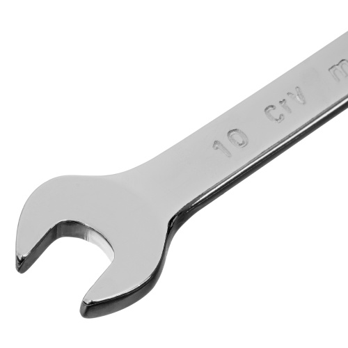 Ключ комбинированный, 10 мм, CrV, полированный хром Matrix фото 3