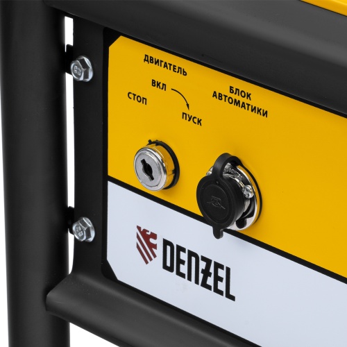 Генератор бензиновый PS-95EA-PRO, 9,5 кВт, 230 В, 40 л, разъем ATS, эл.старт Denzel фото 14