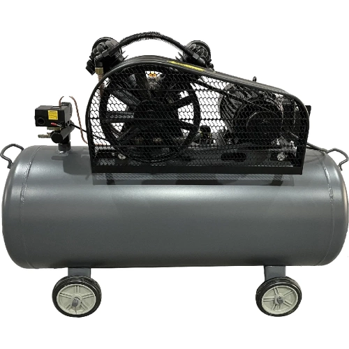 Компрессор поршневой KraftWell 580 л/мин, 10 бар, 200 л, 380 В, произв-ть 580 л/мин., объем ресивера 200 л KRW-AC580-200L фото 4