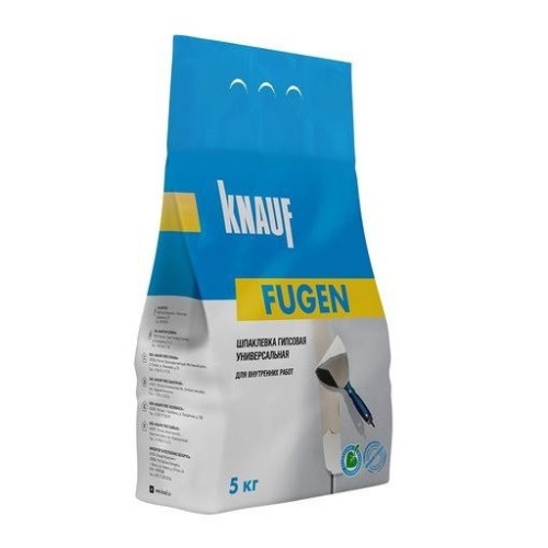 Шпатлевка гипсовая Knauf Фуген серая 5 кг фото 3