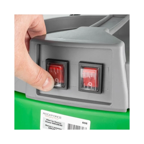 Пылесос для сухой и влажной уборки Rockforce объем бака 80 л, 2400Вт RF-606-2M-80(57829) фото 8