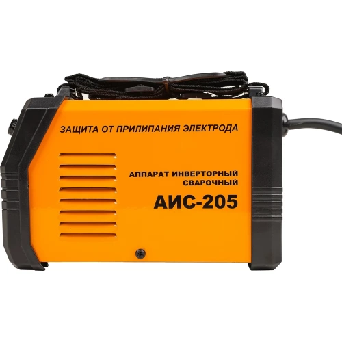 Инвертор сварочный СПЕЦ АИС-205, 230 В, А20-205, электр. 1,6-4 мм (акс.в компл.) + краги 4187/И-8079-И фото 7 Инвертор сварочный СПЕЦ АИС-205, 230 В, А20-205, электр. 1,6-4 мм (акс.в компл.) + краги 4187/И-8079-И фото 7