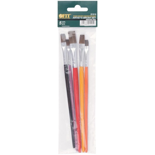 Набор кистей художественных Fit 01515 5 штук фото 3