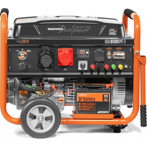 Бензиновый генератор с функцией Dual Power Daewoo GDA 9500DPE-3 фото 6 Бензиновый генератор с функцией Dual Power Daewoo GDA 9500DPE-3 фото 6