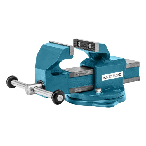 Тиски слесарные, 100 мм, поворотные (Глазов) фото 17