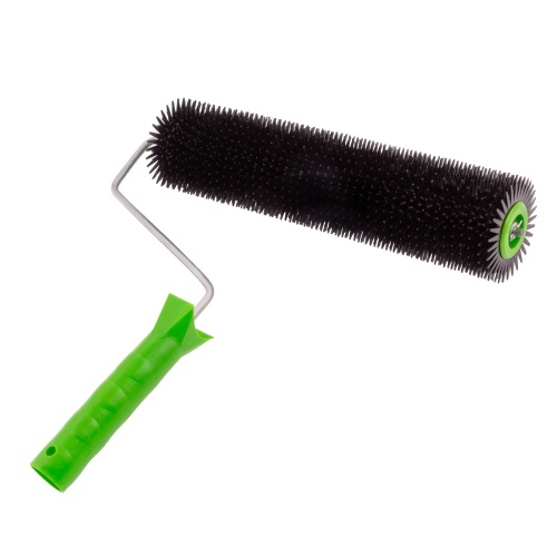 Валик игольчатый для наливных полов с ручкой, острая игла, 300 мм Сибртех фото 2 Валик игольчатый для наливных полов с ручкой, острая игла, 300 мм Сибртех фото 2