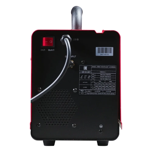 Сварочный полуавтомат FUBAG IRMIG 180 SYN LED с горелкой 250А в комплекте 646403 фото 4 Сварочный полуавтомат FUBAG IRMIG 180 SYN LED с горелкой 250А в комплекте 646403 фото 4