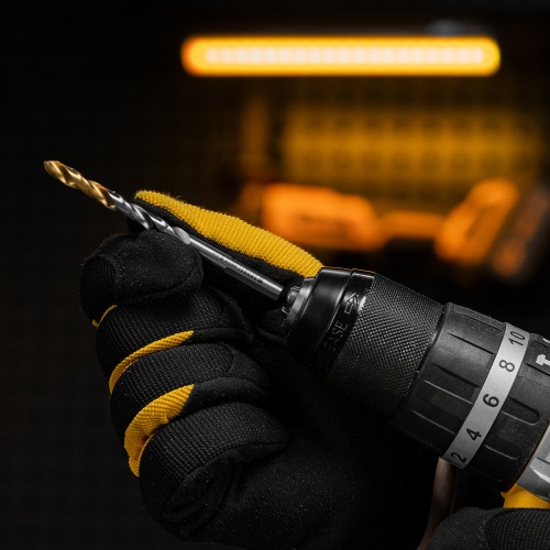 Сверло спиральное по металлу 6 x 93 мм, Р6М5, Golden Tip  Denzel фото 8