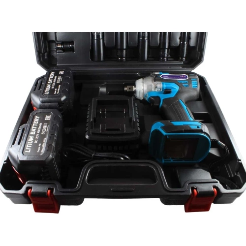 Гайковерт аккумуляторный ударный AktiTool BG20 SET (330 H х m, 20В, Li-ion аккумулятор 4000 mAh 2 шт, 101301 фото 6