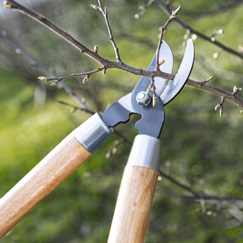 Сучкорез прямого реза, 640 мм, деревянные рукоятки, Palisad фото 7