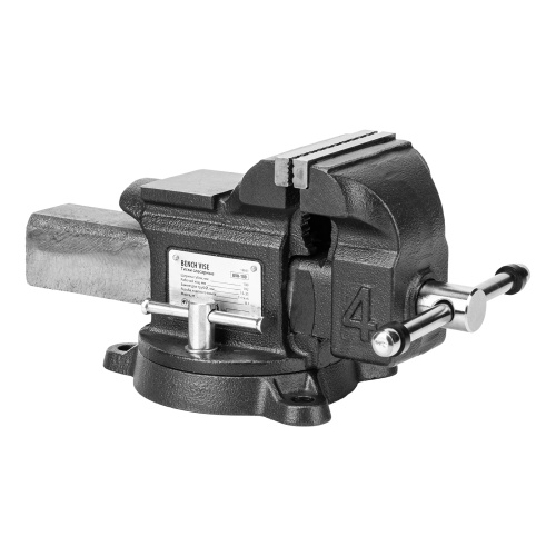 Тиски слесарные BVH-100, 100 мм, поворотные, стальная направляющая, с наковальней //Denzel фото 26