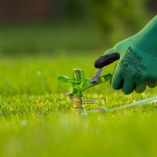 Разбрызгиватель латунный, импульсный, с регулировкой угла горизонт распыления до 26 м Palisad фото 8