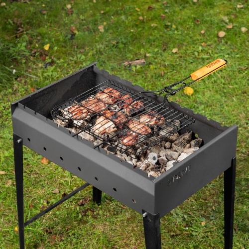 Решетка гриль 260 х 350 мм. антипригарное покрытие, Camping Palisad фото 8