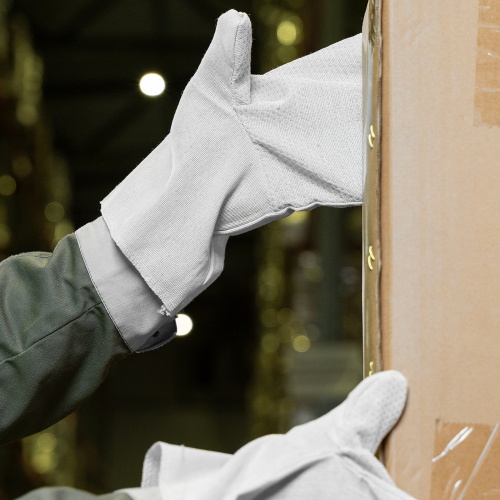 Рукавицы х/б с наладонником из ПВХ, 1 размер Сибртех фото 9