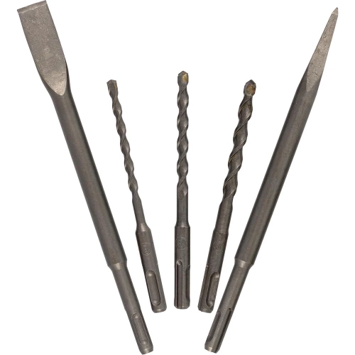 Электрический перфоратор Rockforce сверла 5,7,8x140 мм; зубило плоское 20x220 мм, пика; уголь-е щетки; 220V; 50/60 Гц; 800W; 0-1300 об/мин; 2.8 Дж, maxØ сверл.-24 мм) в кейсе RF-Z1C-DH02-26(57265) фото 9