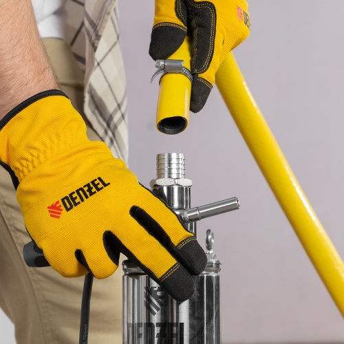 Скважинный насос DWS-3,5-100, винтовой, диаметр 3,5", 800 Вт, 1700 л/ч, напор 100 м Denzel фото 12