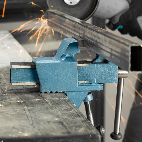 Тиски слесарные, 63 мм, крепление для стола, винтовой зажим (Глазов) фото 32