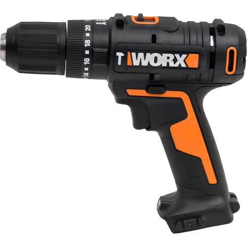 Ударная аккумуляторная дрель-шуруповерт WORX 50 Нм, 20 В, без АКБ и ЗУ WX370.9 фото 3