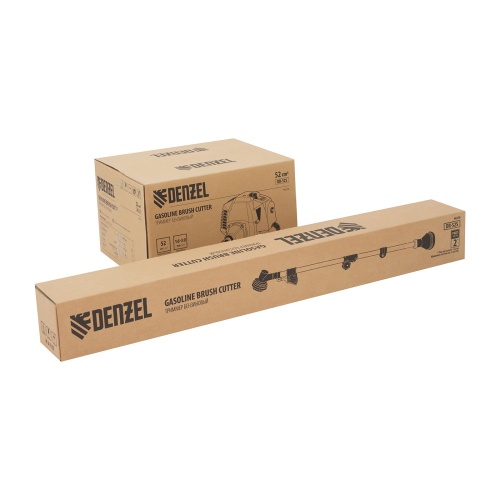 Триммер бензиновый DR-52S, 52 см3, разъемная штанга, состоит из 2 частей Denzel фото 17