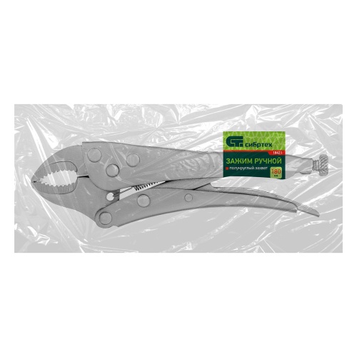 Зажим ручной, полукруглый захват, 180 мм Сибртех фото 9