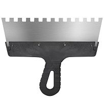 Шпатель фасадный Biber 35237 250 мм зуб 10х10 мм