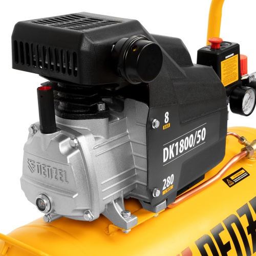 Компрессор воздушный DK1800/50, Х-PRO 1.8 кВт, 280л/мин, 50л Denzel фото 11