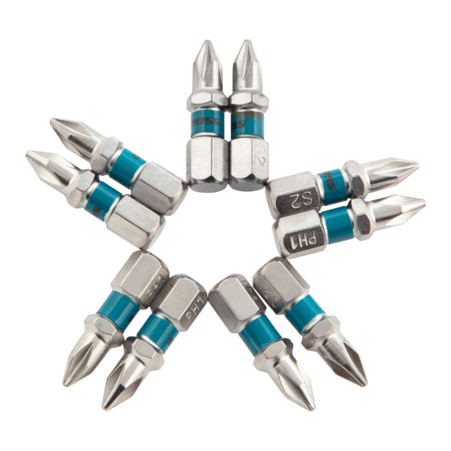 Бита РН1 х 25, сталь S2, 10 шт. Gross фото 7