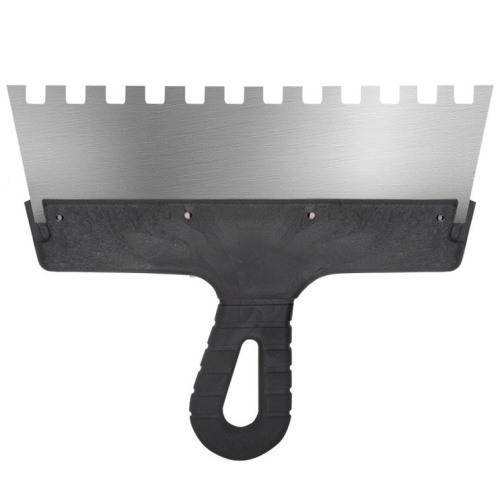 Шпатель фасадный Biber 35237 250 мм зуб 10х10 мм