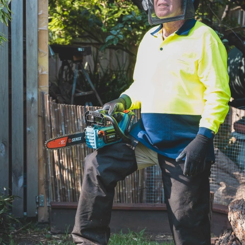 Пила аккумуляторная цепная SENIX серии X2 20В БЕЗ АКБ и ЗУ CSX2-M-EU-0 фото 4 Пила аккумуляторная цепная SENIX серии X2 20В БЕЗ АКБ и ЗУ CSX2-M-EU-0 фото 4