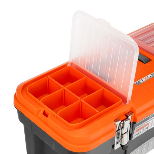 Ящик для инструмента с мет. замками 20", 510х255x225 мм Stels фото 9