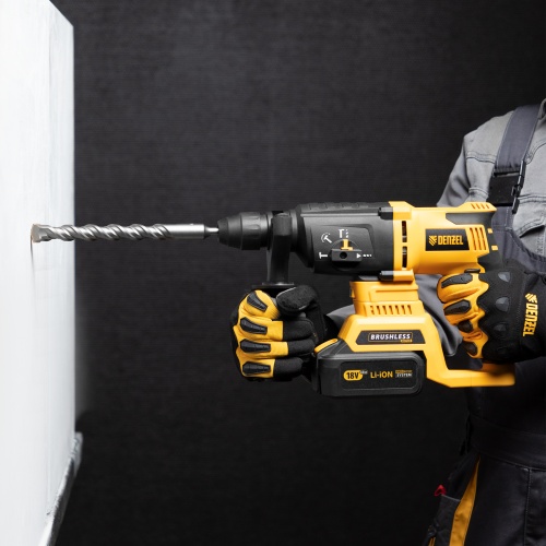 Бур по бетону, двойная спираль, три пылеотводящие кромки, 20 x 310 мм DENZEL фото 6