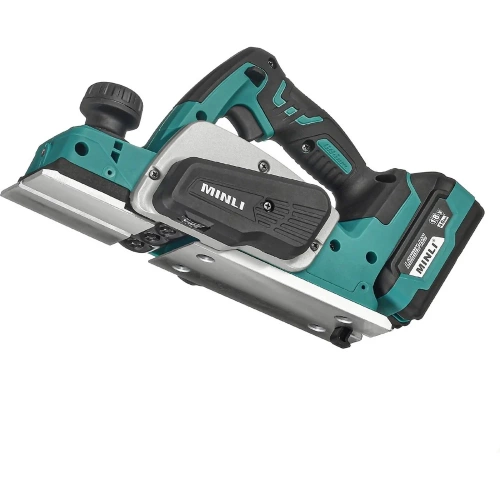 Бесщеточный аккумуляторный рубанок MINLI 82мм. Li-ion 18Vx2 / 4.0A DC501B фото 6
