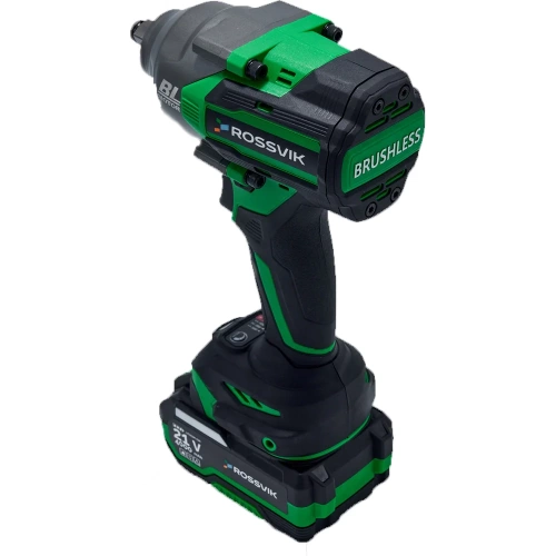 Аккумуляторный гайковерт Rossvik 1/2", 1000nm, 21в, 1,9 кг, 1 акб, зу, кейс RIW-1000/1 фото 8 Аккумуляторный гайковерт Rossvik 1/2", 1000nm, 21в, 1,9 кг, 1 акб, зу, кейс RIW-1000/1 фото 8