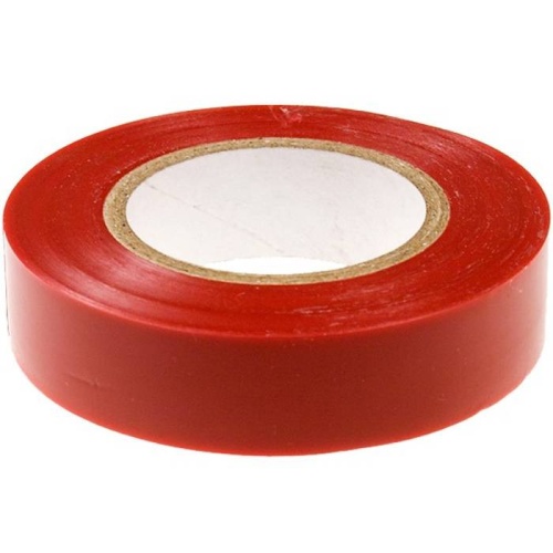 Изолента ПВХ Сибртех 88789 красная 15 мм 10 м