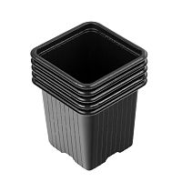 Горшочек для рассады, 70 х 70 х 65 мм, полистирол, 5 шт,